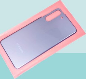 Resim Tkgz Samsung Galaxy S21 Uyumlu Arka Kapak Batarya Kapağı - MAVİ 