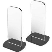 Resim Xindoker Siyah Boks Eldiveni Sergi Tabanı 2 Adet - 5mm Akrilik, Fonksiyonel Ve Estetik Dekor, Gym/oda İçin Uzun Ömürlü Siyah 