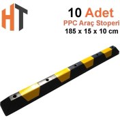 Resim oto park araç stoperi ppc 180x15x10 cm 10'lu set 