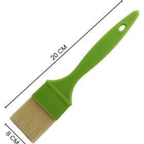 Resim Yeşil Saplı Yumurta Fırçası 20X8CM 