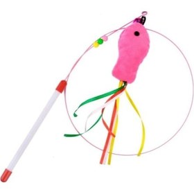 Resim Balıklı 90 CM Kedi Oyun Oltası 