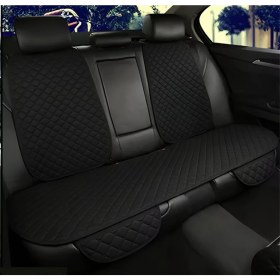 Resim Volkswagen T-Roc Tay Tüyü Oto Koltuk Minder Seti - Koltuk Koruma Kılıfı (Ön-Arka Tam Set 5'li) 
