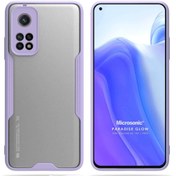 Resim Microsonic Xiaomi Mi 10t Kılıf Paradise Glow Lila 