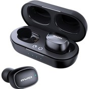 Resim Awei T13 Tws Bluetooth V5.0 Ture Kablosuz Spor Kulaklık Ve Şarj Kutusu Siyah - Black 