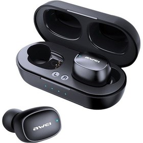 Resim Awei T13 Tws Bluetooth V5.0 Ture Kablosuz Spor Kulaklık Ve Şarj Kutusu Siyah - Black 