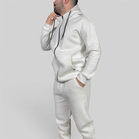 Resim KX 3 İplik Kapüşonlu Eşofman Takımı ‘EKRU’ 