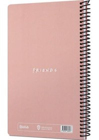 Resim Mabbels Friends Youre My Lobster Spiralli Not Defteri Pembe 80 Yaprak Kareli 17x24cm Pembe 