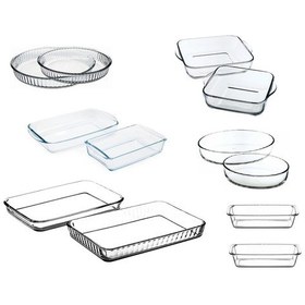 Resim Paşabahçe Borcam Tepsi Seti - 12 Prç. Borcam Çeyiz Seti 