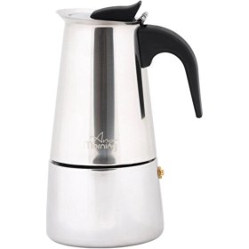 Resim Feyza Design 200 ml Indüksiyonlu Paslanmaz Çelik Moka Pot, Espresso Kahve Makinesi 