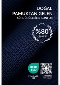 Resim Orbis 10 Çift Pamuk Yoğun Yumuşak Kadın Patik Düz Çorap Siyah 