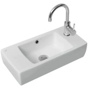 Resim Turkuaz Seramik Cerastyle City 25 x 50 CM Sağdan Delikli Lavabo 