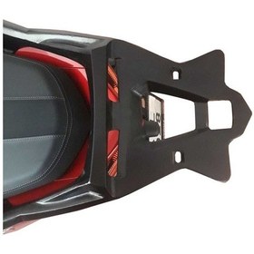 Resim Gp Kompozit Yamaha Xmax 250-400 2018-2024 Uyumlu Arka Çanta Demiri Siyah Çok Renkli 