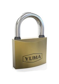 Resim Eco Lounge Yuma Sarı Kaplama Döküm Kısa Asma Kilit 63mm 