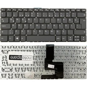 Resim Lenovo Uyumlu Flex 5-1470 Type 80xa, Flex 5-1470 Type 81c9 Klavye Füme Tr 