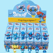 Resim Disney'nin 24'lü Karışık Kör Kutu Figür Seti - Stitch İçeren PVC Sırt Çantası Uçları, Stitch Sürpriz Kutuları, Ramazan, Paskalya, Anneler Günü, Cadılar Bayramı, Noel Hediyeleri ve Arkadaşlar ve Aile İçin Tatil Hediye Setleri İçin Mükemmel | Çizgi Film Karakteri 