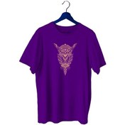 Resim Bluu Owlx Sporcu T-Shirt Bisiklet Yaka (528819266) Mor 