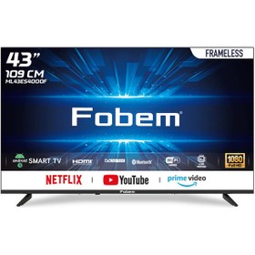 Resim Fobem ML43ES4000F 43” Frameless Full Hd Android 13 Smart Led Tv 