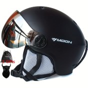 Resim MOON Kayak Kask Gözlükleri, PC+EPS Yüksek Kaliteli Kayak Kaskı, Outdoor Sporları İçin Kaykay Kaskları, Kayak Ekipmanları 