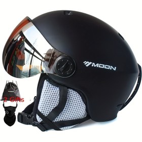Resim MOON Kayak Kask Gözlükleri, PC+EPS Yüksek Kaliteli Kayak Kaskı, Outdoor Sporları İçin Kaykay Kaskları, Kayak Ekipmanları 