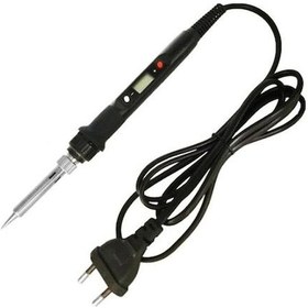 Resim Teltree Sıcaklık Ayarlı Dijital Gösterge Isıtıcı Uçlu Soldering Iron - 220v Avrupa Standartı - Siyah 