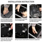 Resim Tesla Model 3 Model Y 2022-20 İçin Orta Konsol Veri Görevi Usb Kurtarma Hızlı Şarj Modülü - Kaiyi 