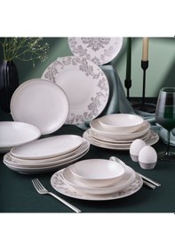 Resim Güral Camelia 54 Parça 12 Kişilik Yemek Takımı 65851 