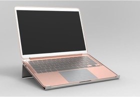 Resim Notebook Standı Laptop Yükseltici Stand Macbook Standı Beyaz 
