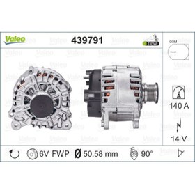 Resim Valeo ALTERNATOR AMAROK CRAFTER 30 50 TRANSPORTER V 2,0 09> - 439791 