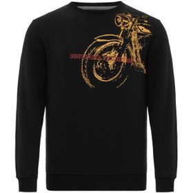 Resim Routefield Harv Erkek Günlük Sweatshirt Siyah 