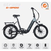 Resim Stradacycles E-Spido Hidrolik Disk 20 Jant Katlanabilir Elektrikli Bisiklet 