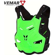 Resim Tcherchı Off-road Yarışı Ve Motokros İçin Koruyucu Motosiklet Zırh Yeleği Yeşil 