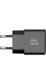 Resim Nettech NT-HCH04 Pd Ganprime 30W Type-C To Type-C Hızlı Şarj Aleti/şarj Isısını Düşürür Gan Destekli Akım Korumalı Güç Adaptörü 