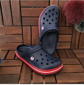 Resim Akınalbella Akınal Bella Unisex Sabo Terlik Hastane Terliği Lacivert-kırmızı Çok Renkli 