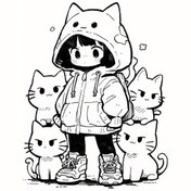 Resim Kedi Kız 3D Stereoskopik Gözlük Kedi Metalik Hissi Stickerlar Karikatür Yaratıcı Saç Kurutma Makinesi Köpek Su Geçirmez Dekoratif Stickerlar Gelişmiş Duyusal Cep Telefonu Bilgisayar 