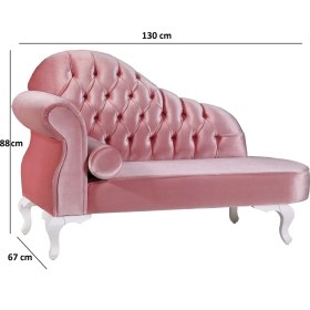 Resim Meltem Smart Josefin Kapitoneli Çocuk Odası Koltuğu (beyaz-pembe (3010)) 