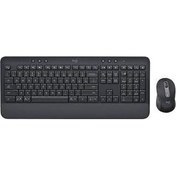 Resim Logitech 920-011000 MK650 Signature Siyah Kablosuz Klavye Mouse Seti 