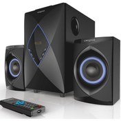 Resim Creative Speaker Sbs-e2800 50 Uyumlu Watt 2.1 Channel Wired Speaker 2 1 Turbo Bass Ev Ses Sistemi 