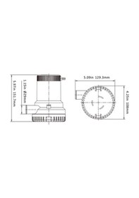 Resim Seaflo Sintine Pompası 2000 Gph 12v 
