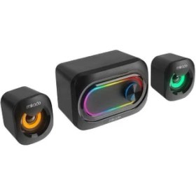 Resim Mikado MD-511 5W+3W×2 USB Rgb Ledli 2+1 Gaming Speaker Hoparlör 