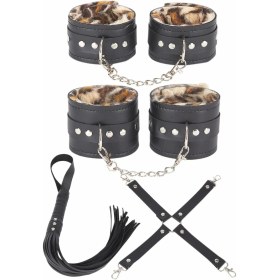 Resim Dodes Dodes Deri Leoparlı 4'lü Harness Set 