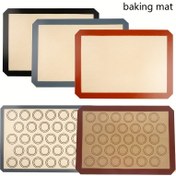 Resim 2 adet, Silikon Pişirme Matları, Yapışmaz Yeniden Kullanılabilir Pişirme Matları, Isıya Dayanıklı Fiberglas Fırın Astar Levhaları, Kek Tepsisi Matları, Macaron, Kurabiye, Pişirme Araçları, Mutfak Aksesuarları, Ev Mutfak Eşyaları 