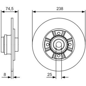 Resim BOSCH 0986479760 Ar 7701207611 (WK855285) (Fiyat:1 Adet İçindir) 