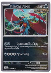 Resim Roaring Moon Reverse Holo 109/162 - Temporal Forces - Pokemon Kartı Mint 