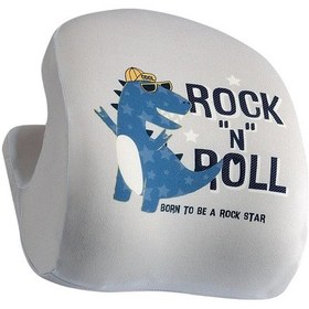 Resim Dolıty Ofis Koltuğu Için Hafızalı Köpük Boyun Dinozor-gri 