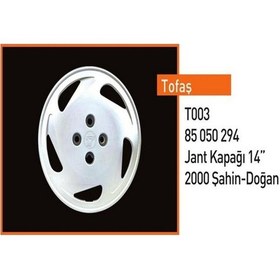 Resim Jant Kapağı 14'' Armalı Dks Ym 2000 1 Adet 