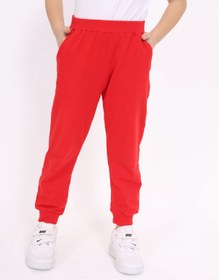 Resim Toontoy Kız Çocuk Baskılı Beli Paçası Ribanalı Cepli Basic Jogger Eşofman Altı 2 İplik 