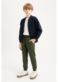 Resim Ahengim Erkek Çocuk Basic Jogger Paça Okul Eşofman Altı Ak-2350 Haki 