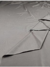 Resim Gri Yeşil Renkte Jarse Kumaş 140x310cm-10667 Gri 