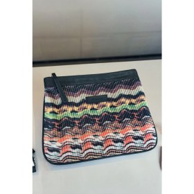 Resim Bahels Vip Renkli Özel Tasarım Kadın Portföy & Clutch Çanta 