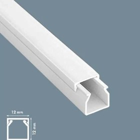 Resim Mutlusan Yapışkanlı Kablo Kanalı 12 x 12 mm 18 M ( 18 adet 1 metre ) 